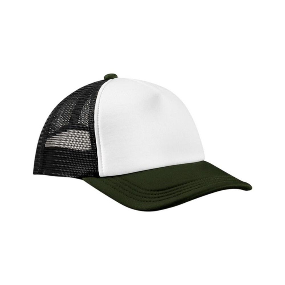 Beechfield 5 Panel Trucker Cap / Navy/Red
